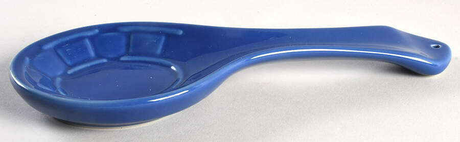 Woven Traditions Cornflower Spoon Rest/Holder (Holds 1 Spoon) by Longaberger-1