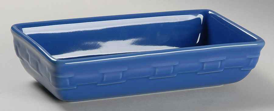 Woven Traditions Cornflower 8" Rectangular Vegetable Bowl by Longaberger-1