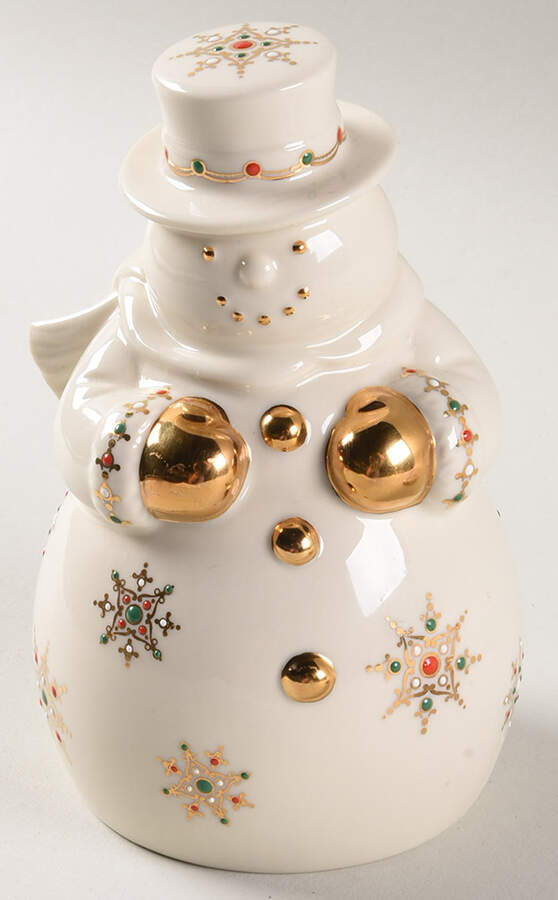 China Jewels Christmas Snowman Votive Top by Lenox-1