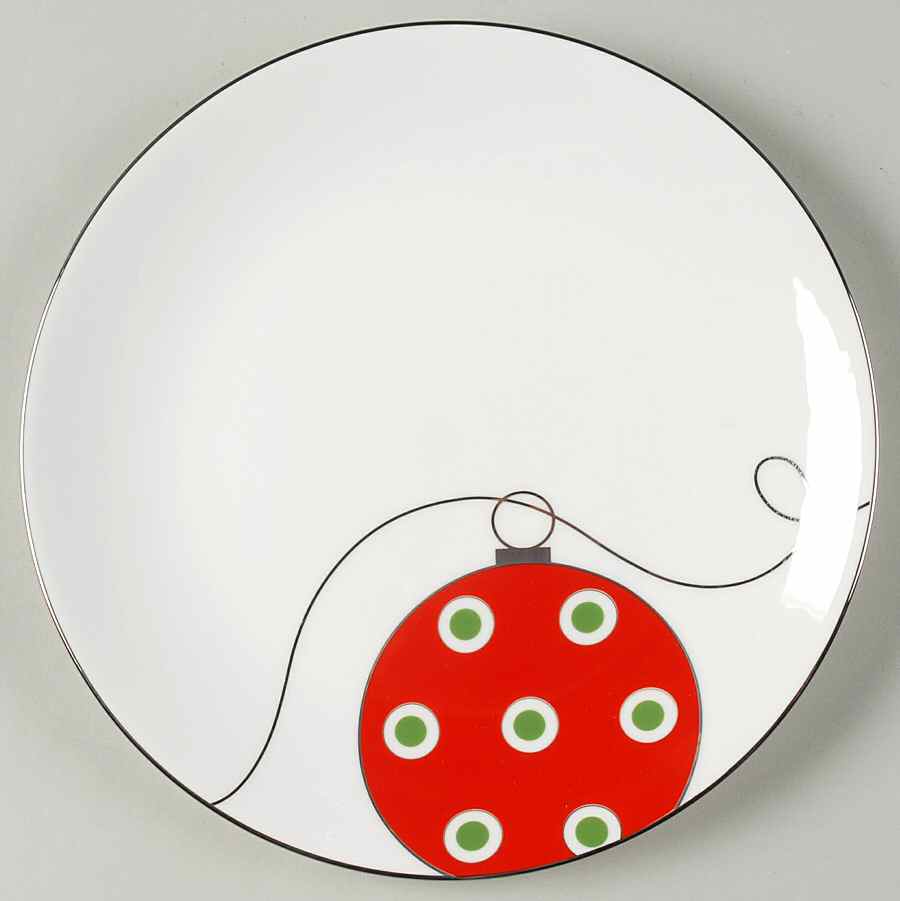 Merry and Bright Ornament Dessert/Pie Plate by Lenox-1