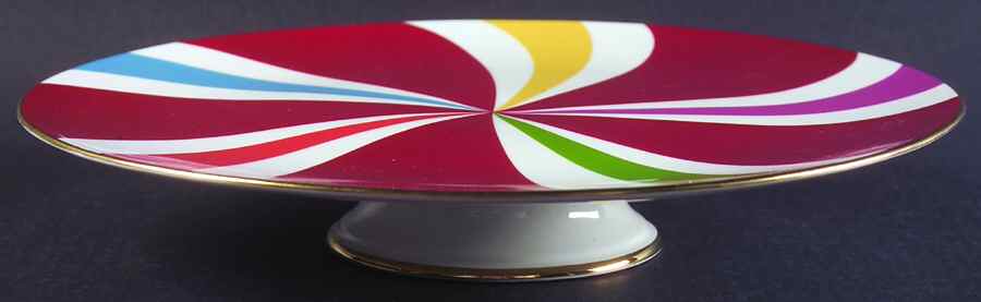 Peppermint Twist 11" Diameter Pedestal Cake Stand by Lenox-1