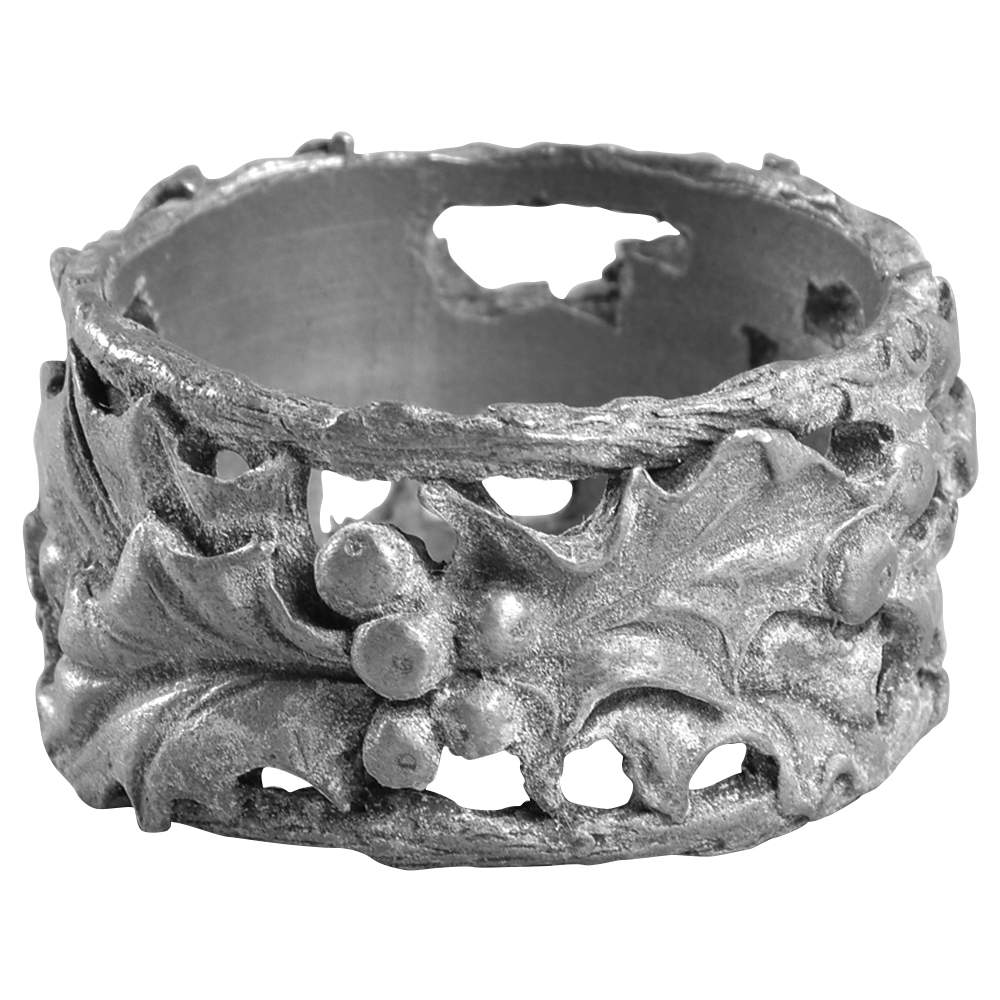 American Holly Metal Napkin Ring by Longaberger-1