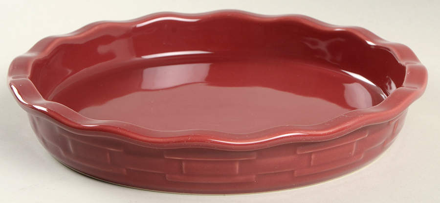 Woven Traditions Paprika Tart Dish by Longaberger-1