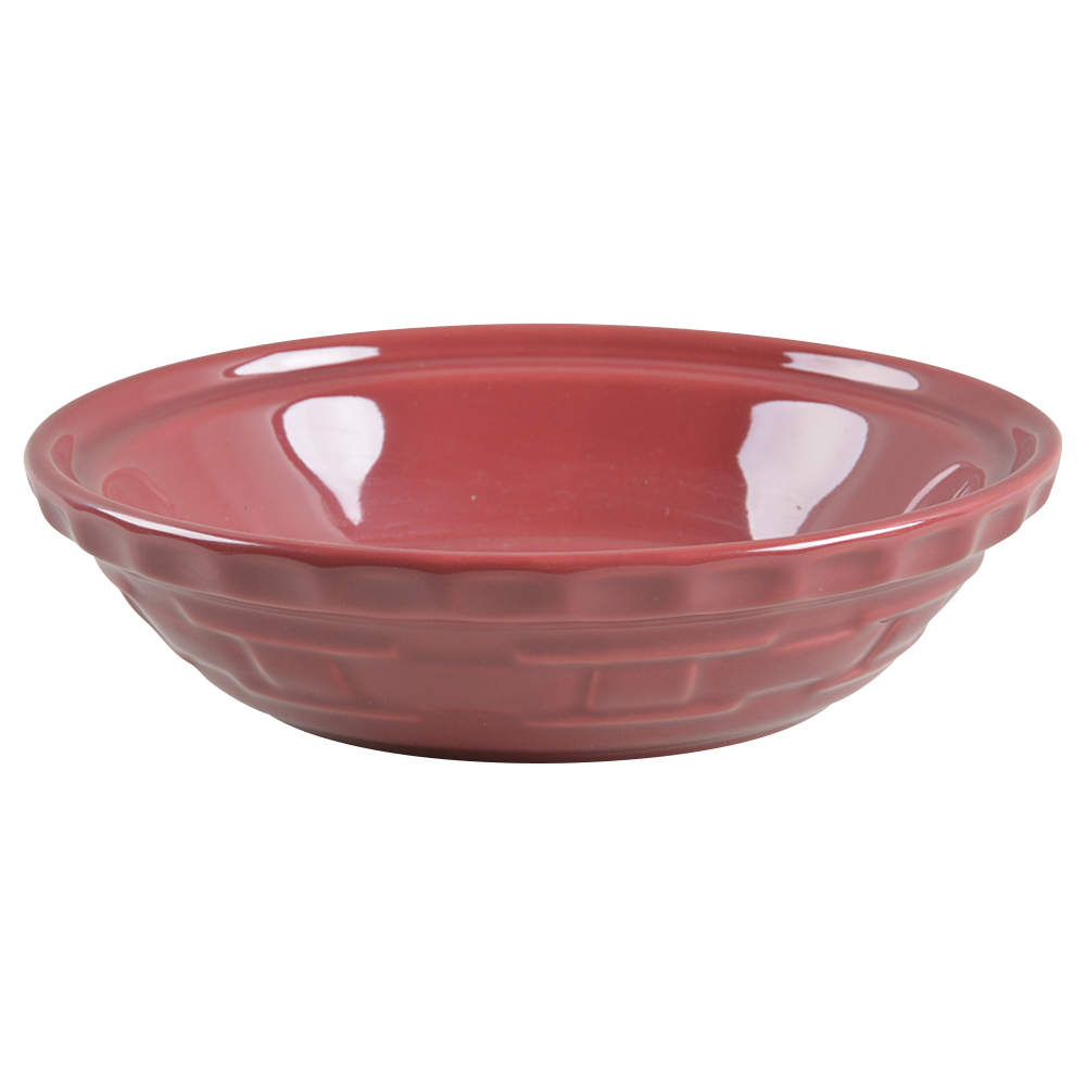 Woven Traditions Paprika 7" Pie Baking Plate by Longaberger-1