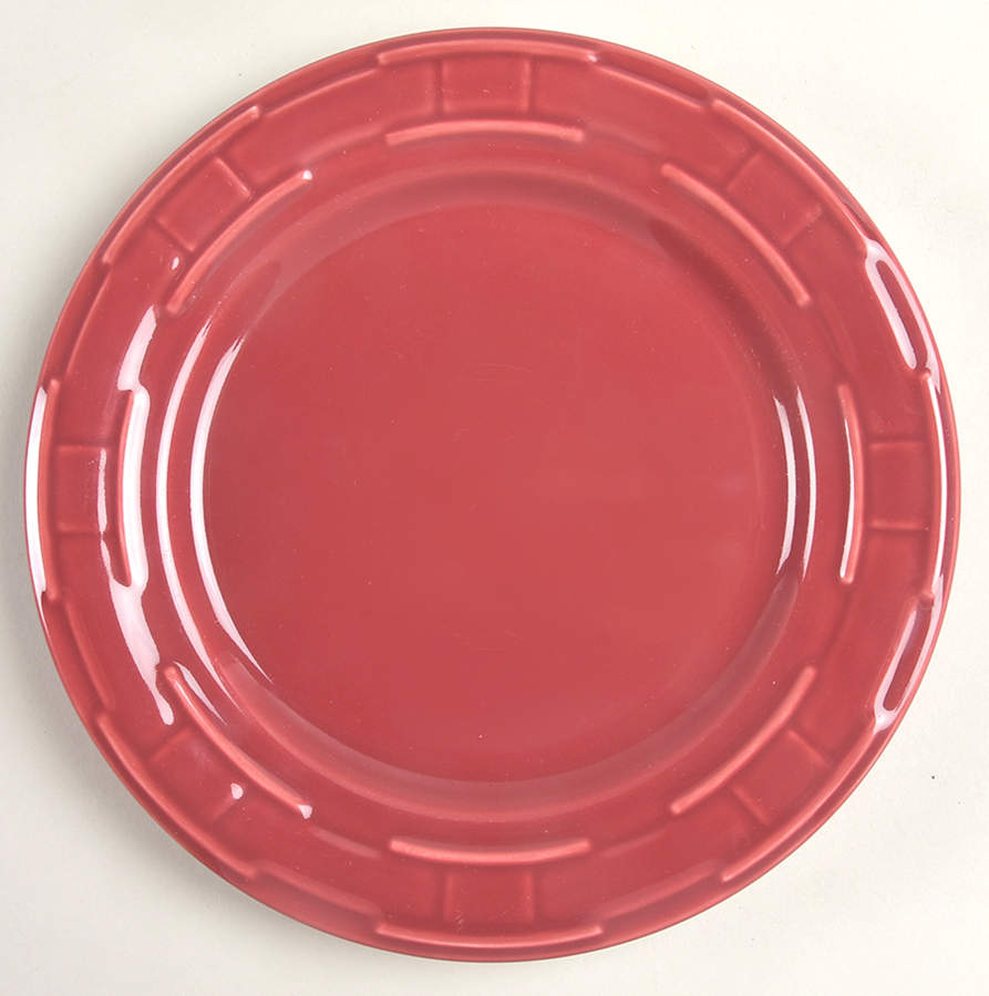 Woven Traditions Paprika Luncheon Plate by Longaberger-1