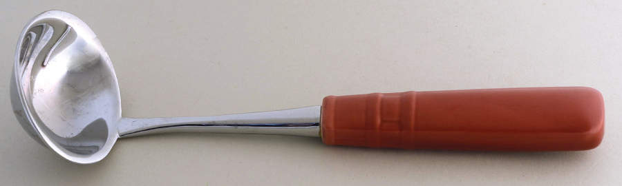 Woven Traditions Paprika Gravy Ladle with Stainless Bowl by Longaberger-1