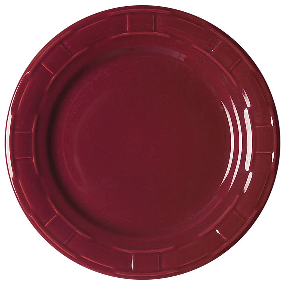 Woven Traditions Paprika Dinner Plate by Longaberger-1