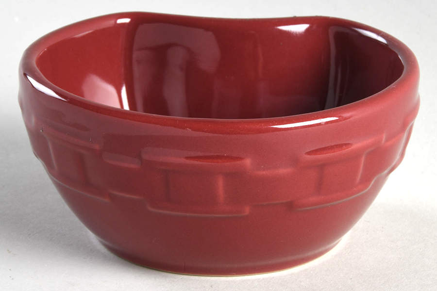 Woven Traditions Paprika Interlocking Bowl by Longaberger-1