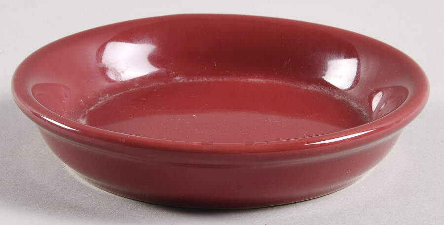 Woven Traditions Paprika Underplate for 4" Flower Pot by Longaberger-1