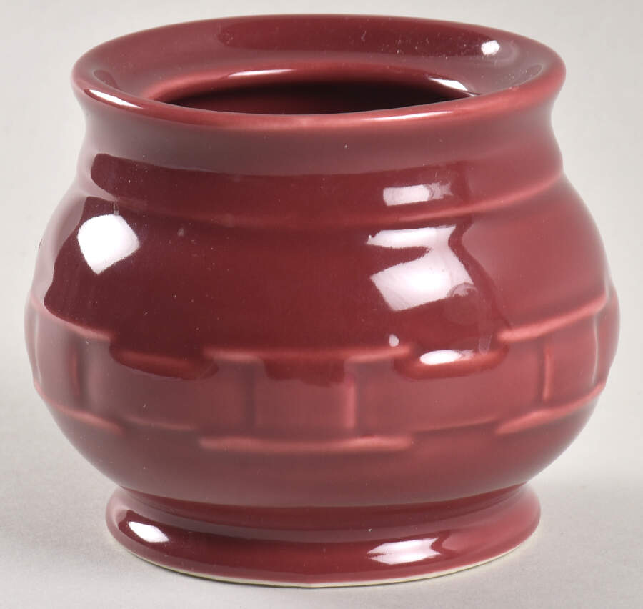 Woven Traditions Paprika Sugar Bowl No Lid by Longaberger-1