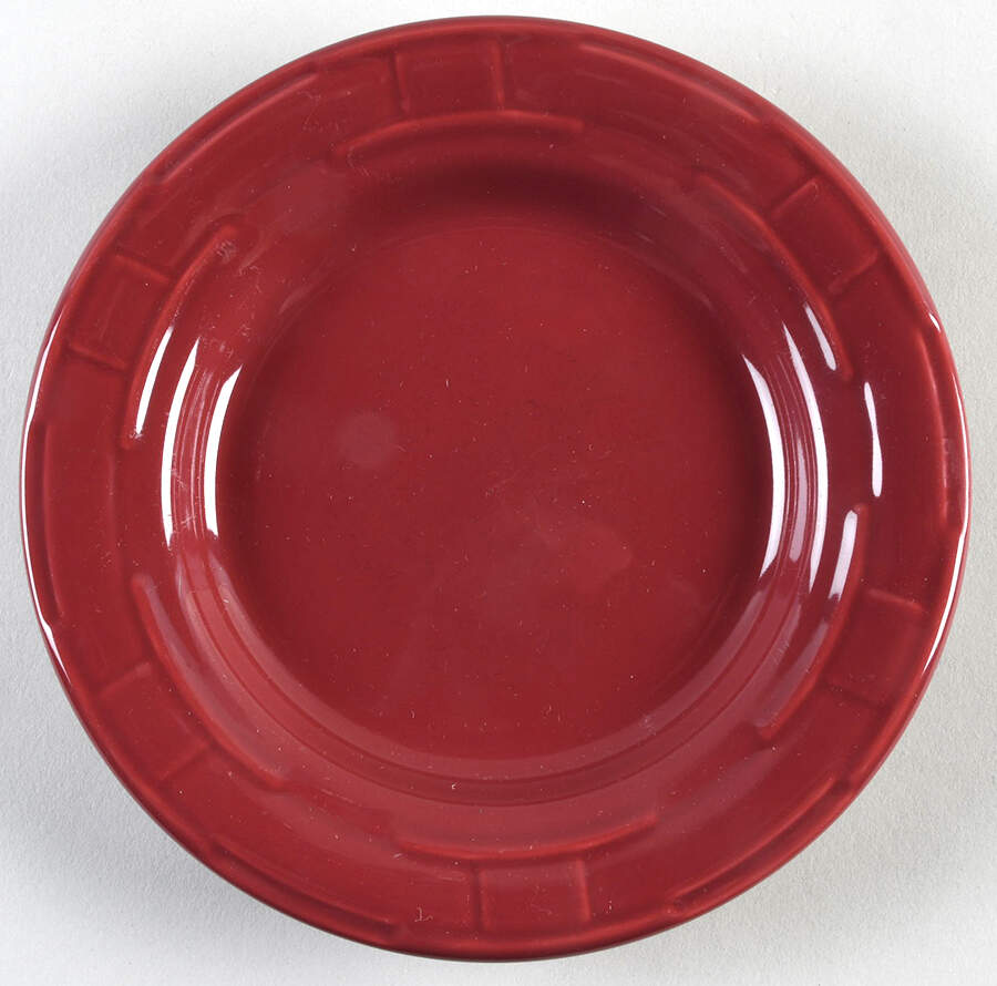 Woven Traditions Paprika Bread & Butter Plate by Longaberger-1