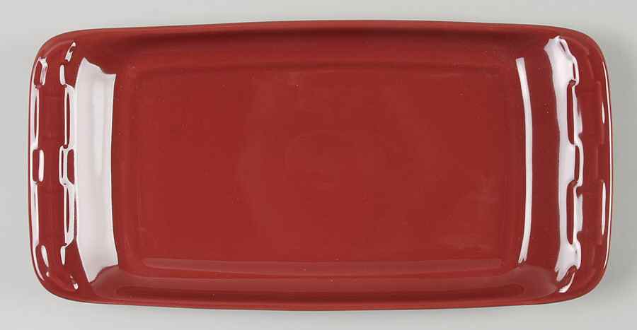 Woven Traditions Paprika Appetizer Tray/Plate by Longaberger-1