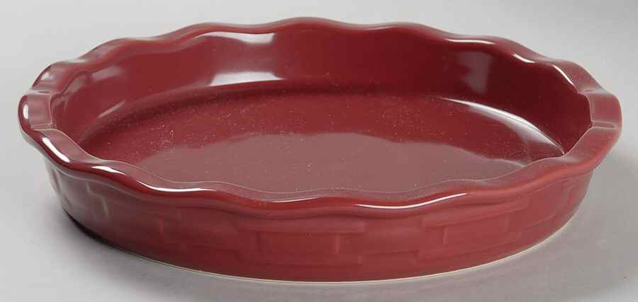 Woven Traditions Paprika Tart Dish by Longaberger-1