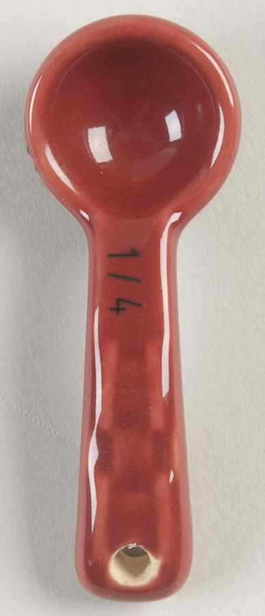 Woven Traditions Paprika 1/4 Teaspoon Ceramic Measuring Spoon by Longaberger-1