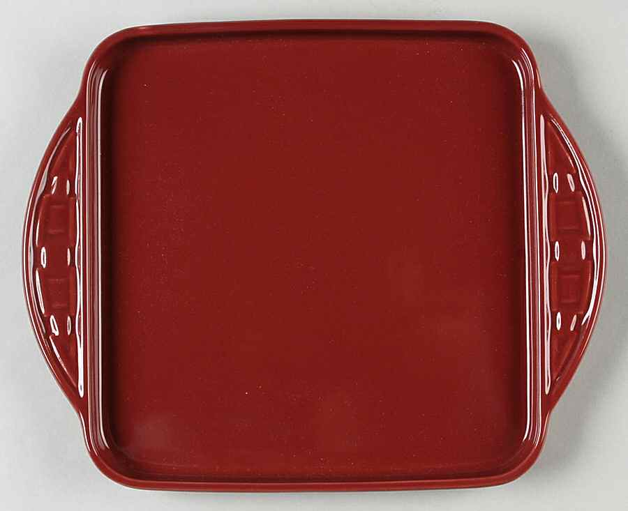 Woven Traditions Paprika 10" Square Tray/Baker Lid (for SQ10LT) by Longaberger-1