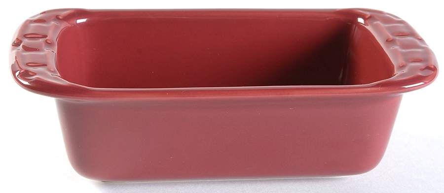 Woven Traditions Paprika Mini Loaf Pan by Longaberger-1