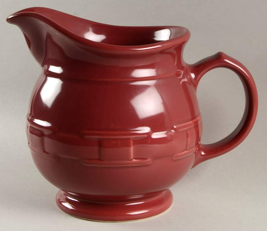 Woven Traditions Paprika 88 Oz Pitcher by Longaberger-1