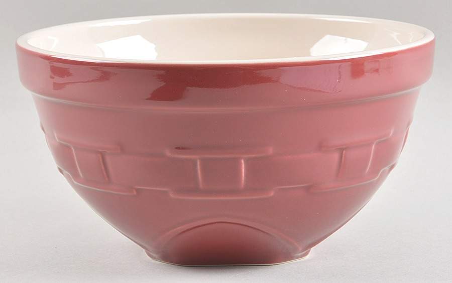 Woven Traditions Paprika 8" Mixing Bowl by Longaberger-1