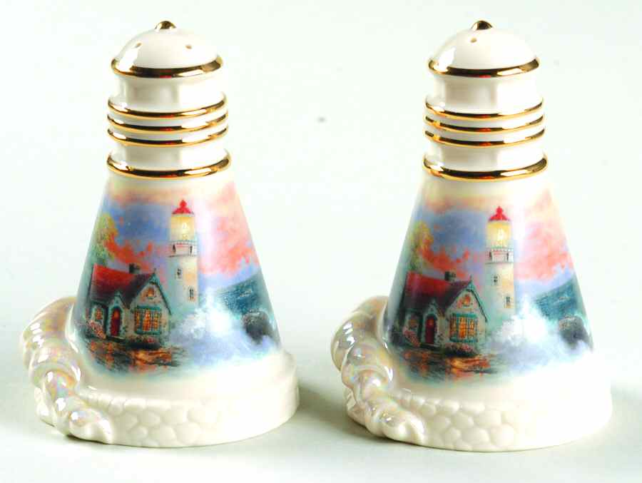 Thomas Kinkade Collection Figural Salt & Pepper Set by Lenox-1