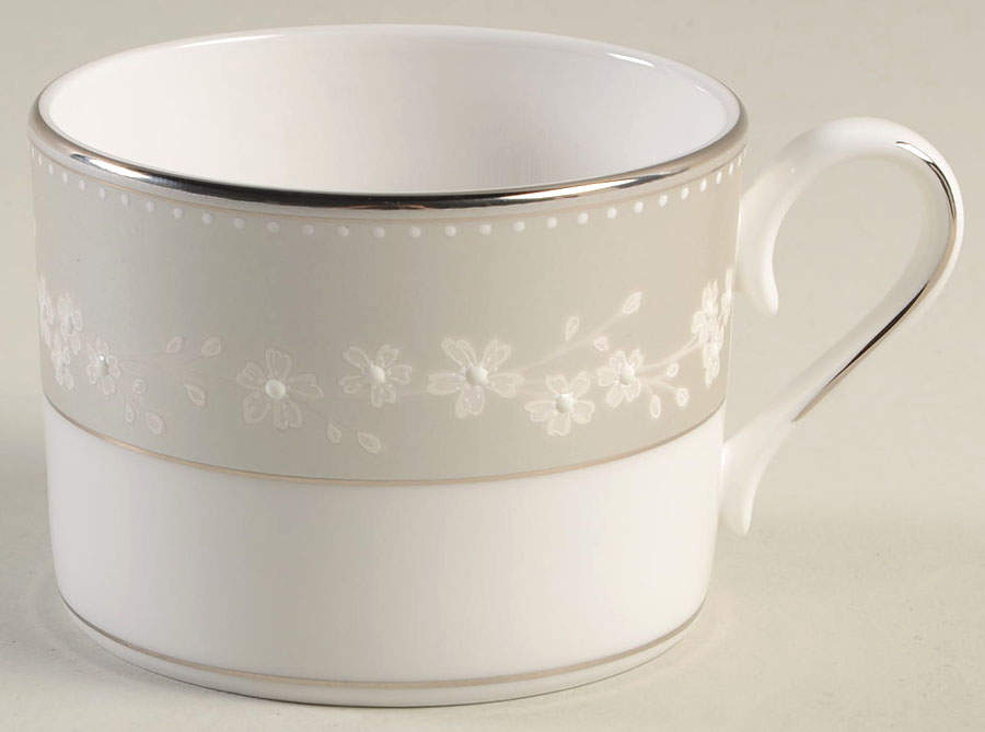Bellina (Platinum Trim) Flat Cup by Lenox-1