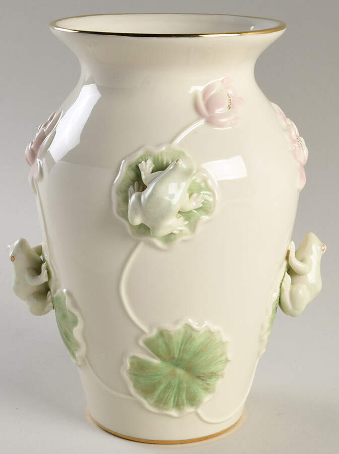 Floral Frog Collection 9" Vase by Lenox-1