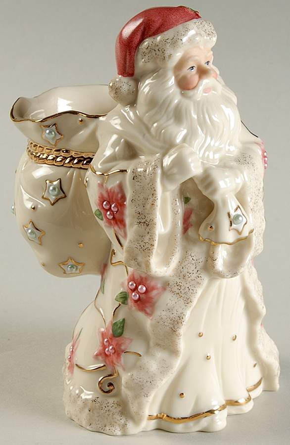 Petals & Pearls Santa Claus Figurine by Lenox-1