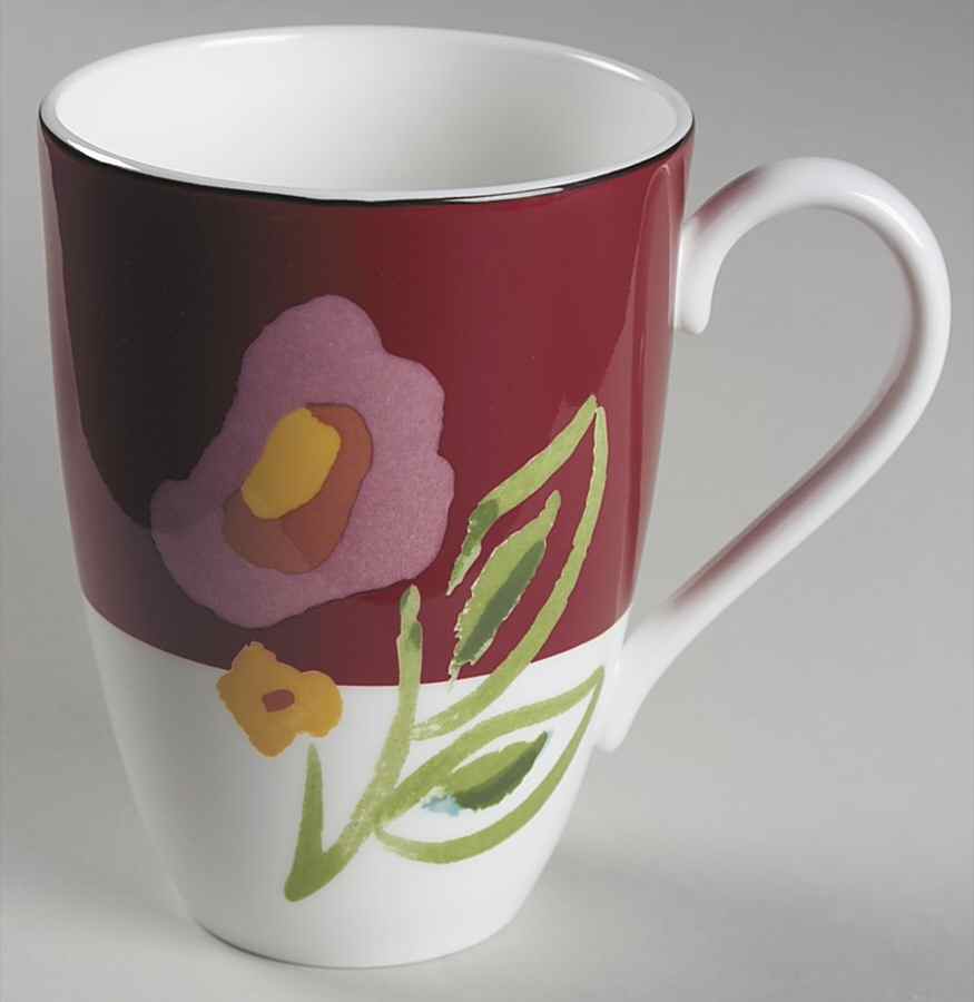 Rutherford Circle Red Accent Mug by Lenox-1