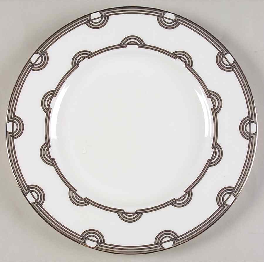 Corona Grove Platinum Accent Luncheon Plate by Lenox-1