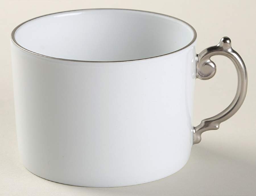 Aegean Platinum Flat Cup by L'Objet-1