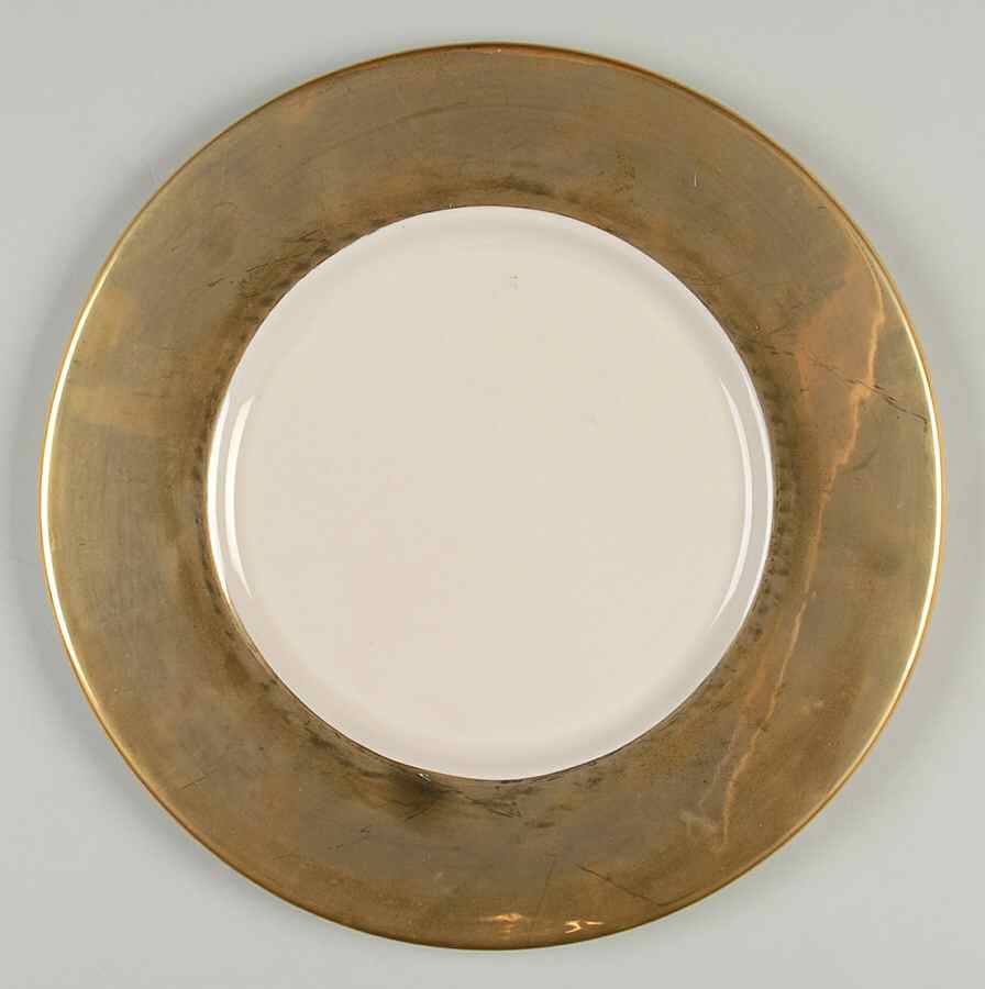 Classic Gold (Smooth) Dinner Plate by L'Objet-1
