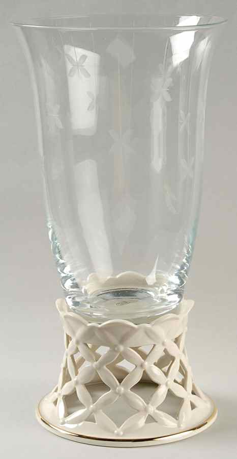 Garden Lights (2 Piece) Glassware Hurricane Lamp by Lenox-1