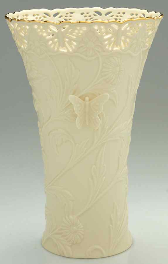 Butterflies & Lace 10" Vase by Lenox-1