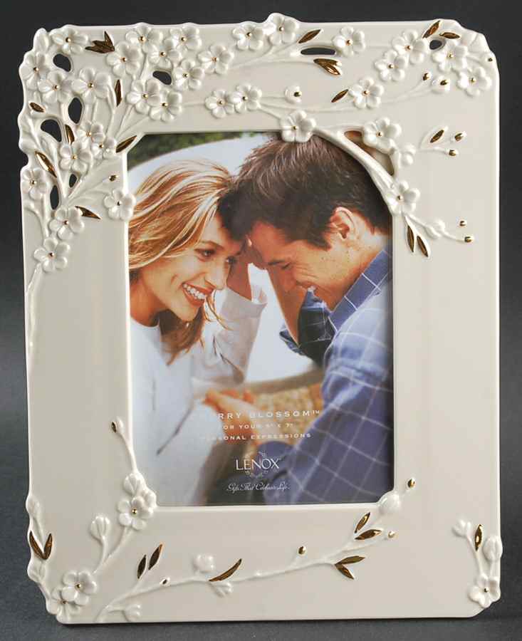 Cherry Blossom Frame-Holds 5" X 7" by Lenox-1
