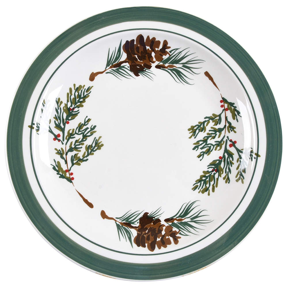 Evergreen Dinner Plate by LL Bean-1
