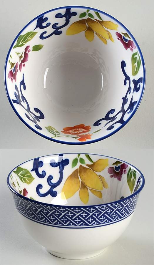 Mandarin Blue Fruit/Dessert (Sauce) Bowl by Ralph Lauren China-1