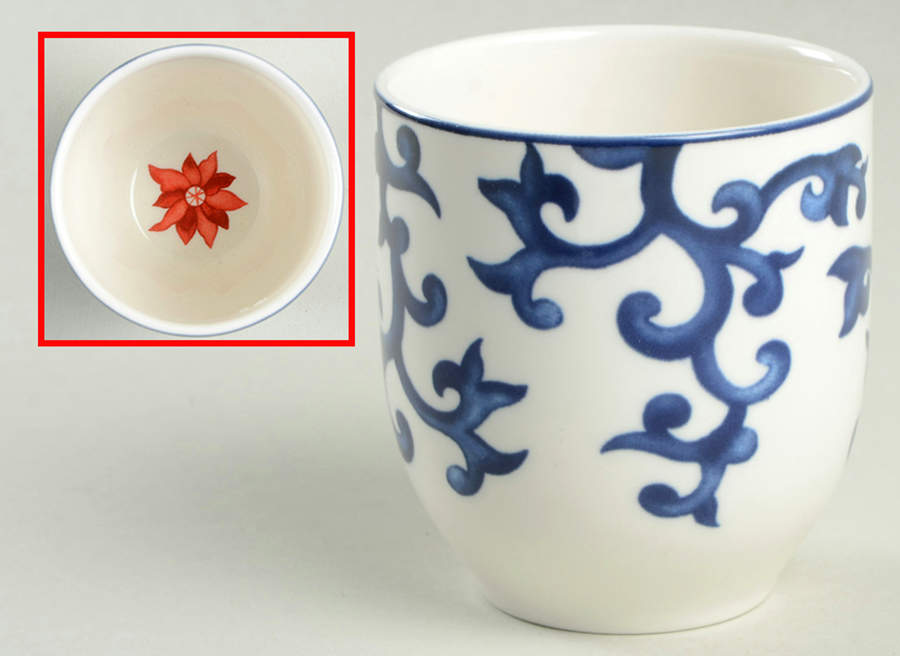 Mandarin Blue Cup No Handle by Ralph Lauren China-1