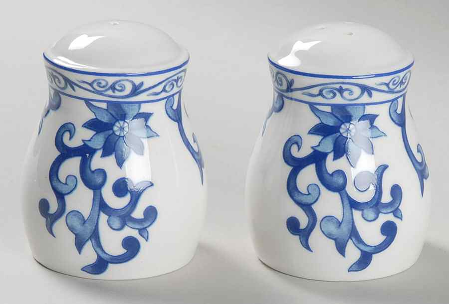Mandarin Blue Salt & Pepper Set by Ralph Lauren China-1