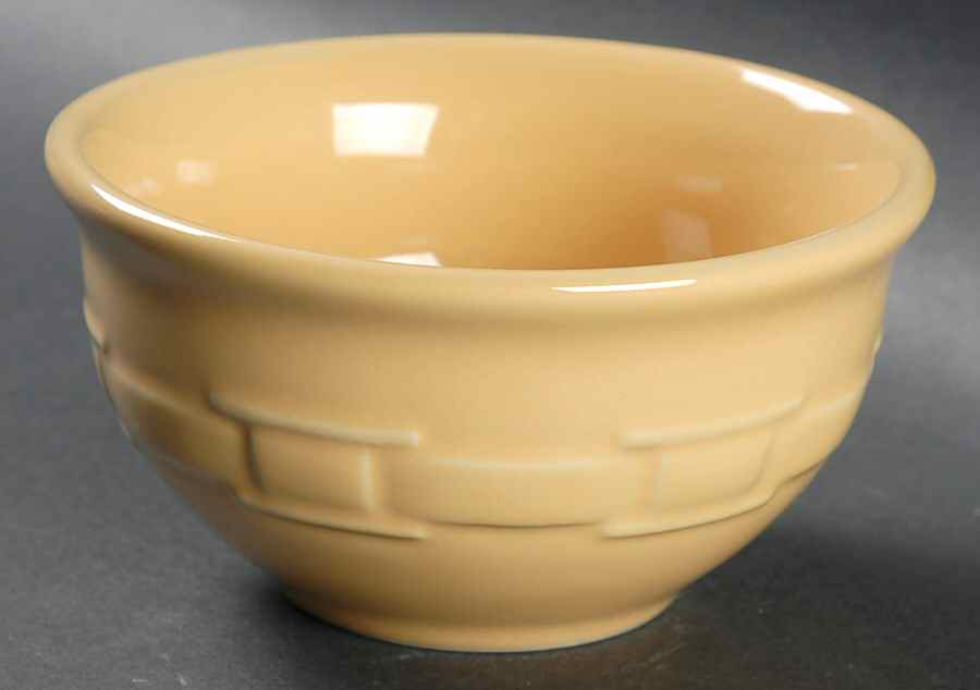 Woven Traditions Butternut Dessert Bowl by Longaberger-1