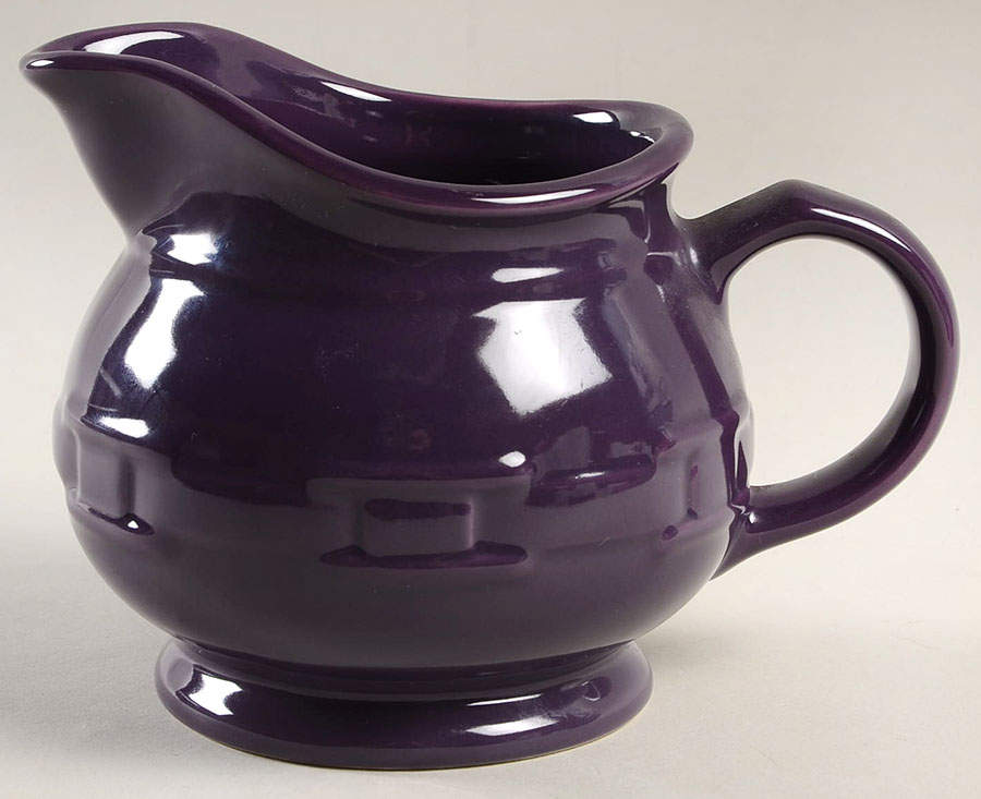 Woven Traditions Eggplant Gravy/Sauce Pitcher by Longaberger-1