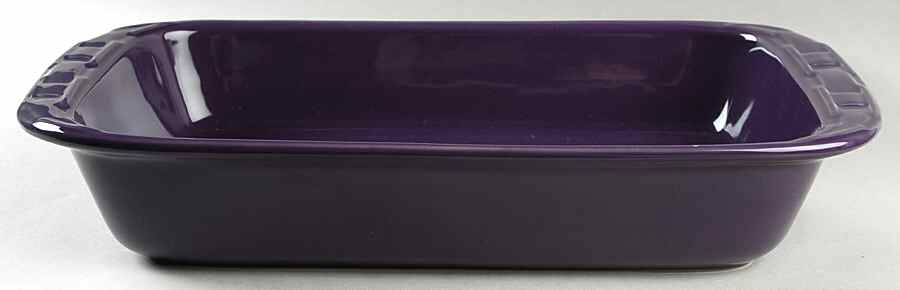 Woven Traditions Eggplant 15" Rectangular Baker by Longaberger-1