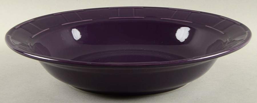 Woven Traditions Eggplant 12" Pasta Serving Bowl by Longaberger-1