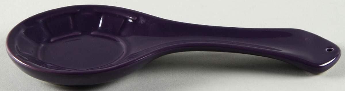 Woven Traditions Eggplant Spoon Rest/Holder (Holds 1 Spoon) by Longaberger-1