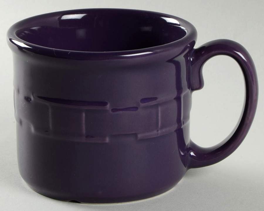 Woven Traditions Eggplant Soup Mug by Longaberger-1