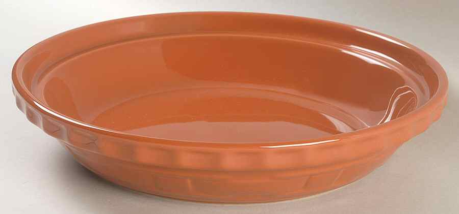 Woven Traditions Spice 10" Pie Baking Plate by Longaberger-1