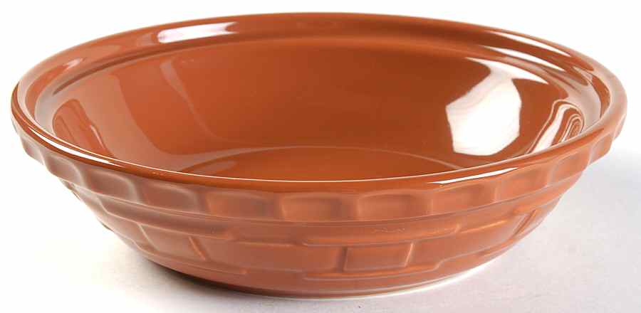 Woven Traditions Spice 7" Pie Baking Plate by Longaberger-1