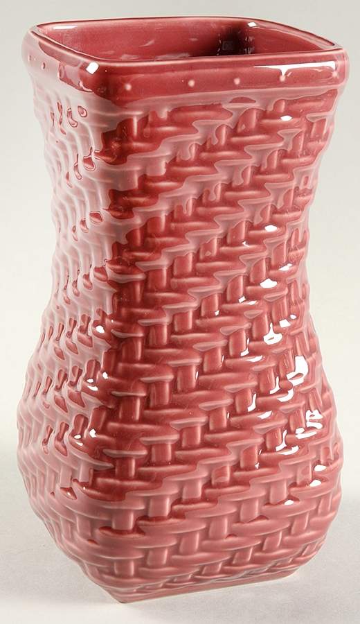 Woven Reflections Paprika 8" Vase by Longaberger-1