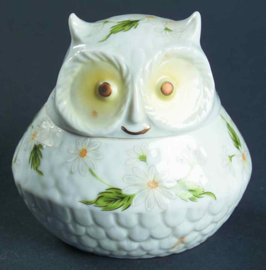 LEF75 Owl Box & Lid by Lefton-1