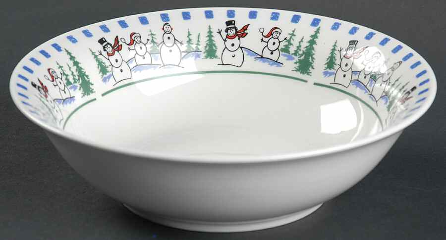 Snowman Soup/Cereal Bowl by Libbey-1