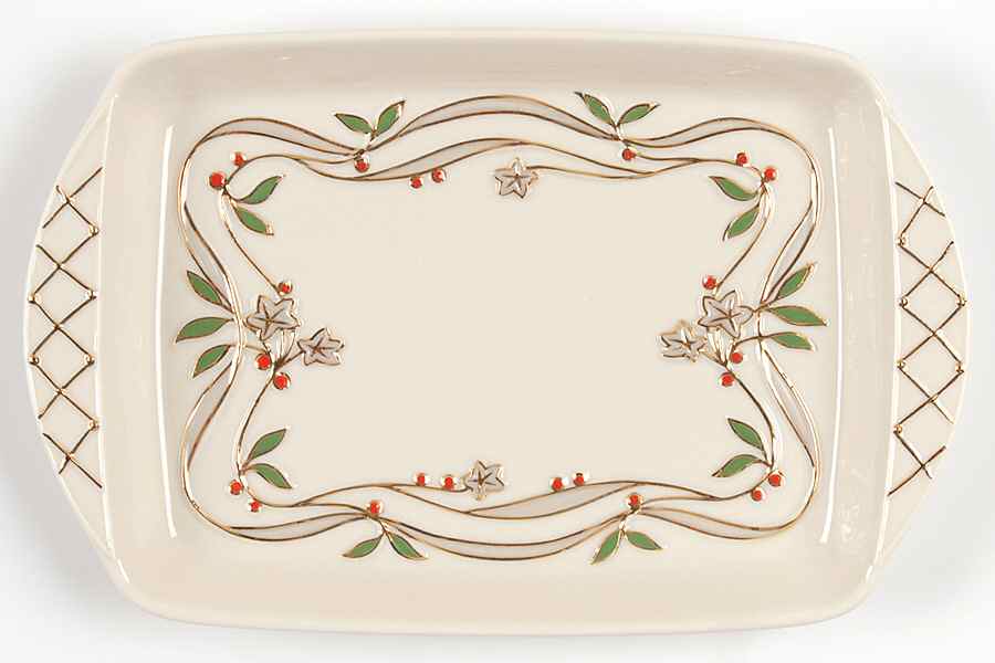 Frosted Berries (Giftware) 8" Rectangular Tray by Lenox-1