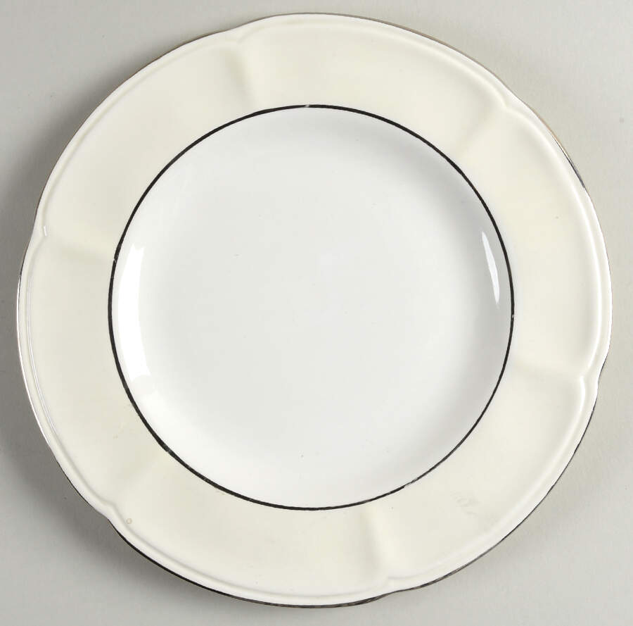 Tribeca (Platinum Trim) Salad/Dessert Plate by Laurie Gates-1